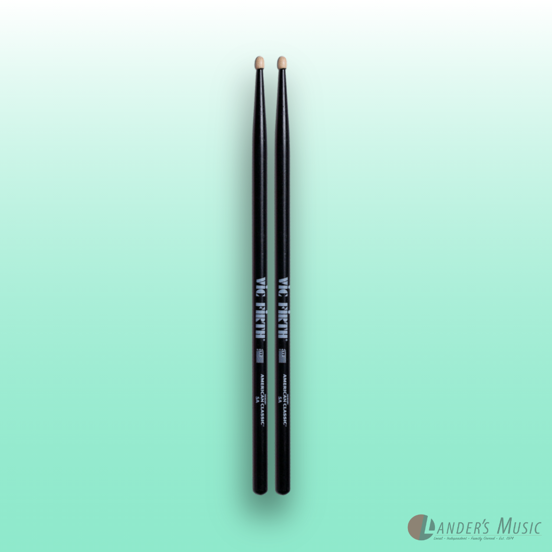 Vic Firth American Classic Drumsticks With Black Finish