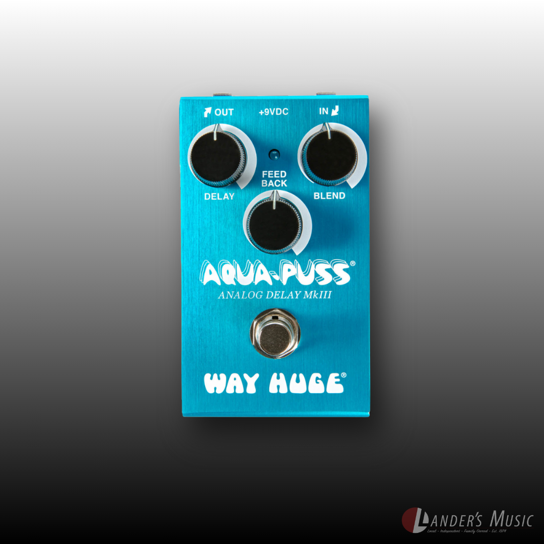 Way Huge Smalls Aqua Puss Analog Delay Pedal – Lander's Music Store
