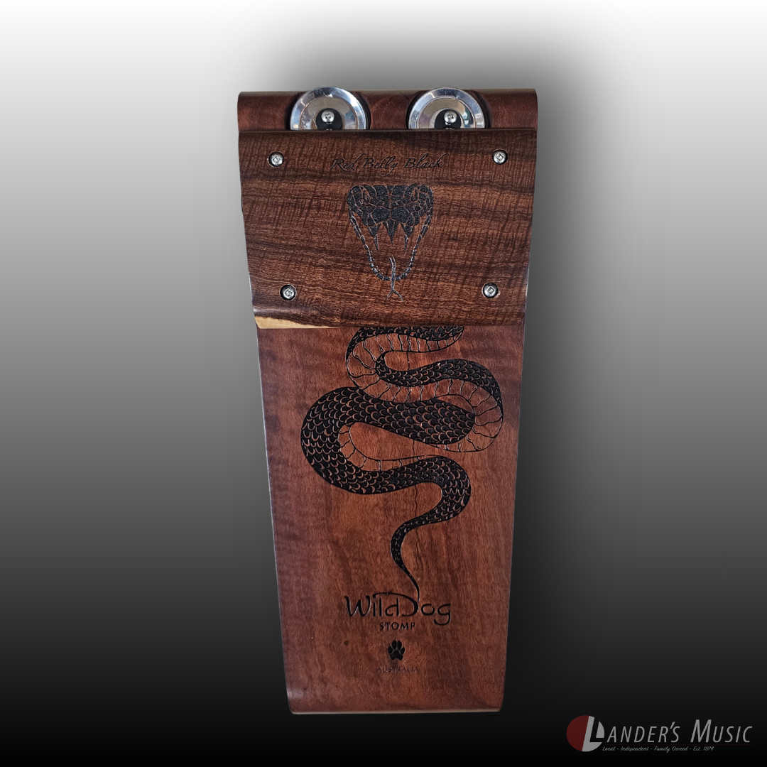 Wild Dog Custom Shop Red Belly Black Stomp Box