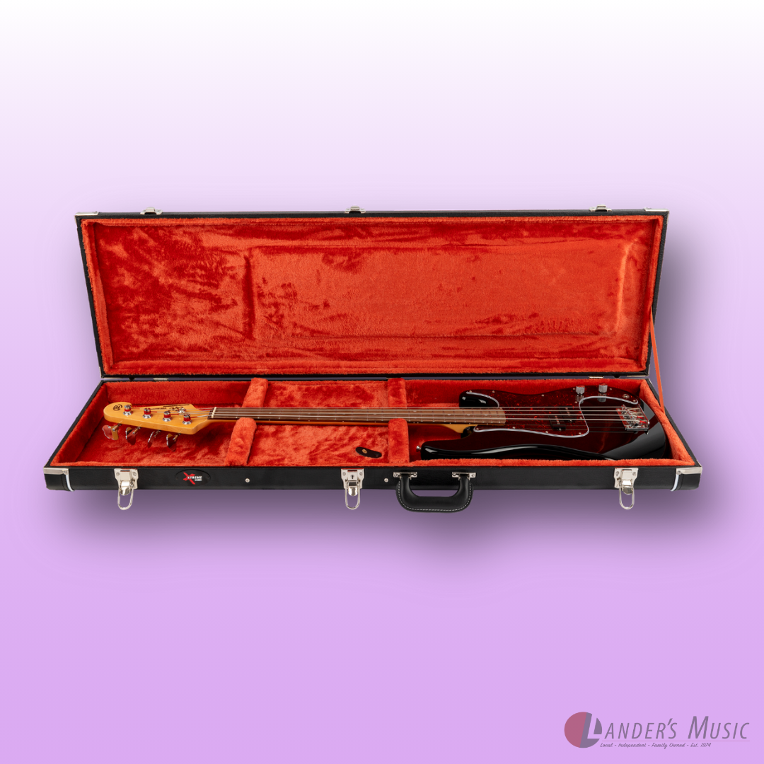Xtreme Vintage Black Bass Guitar Hard Case