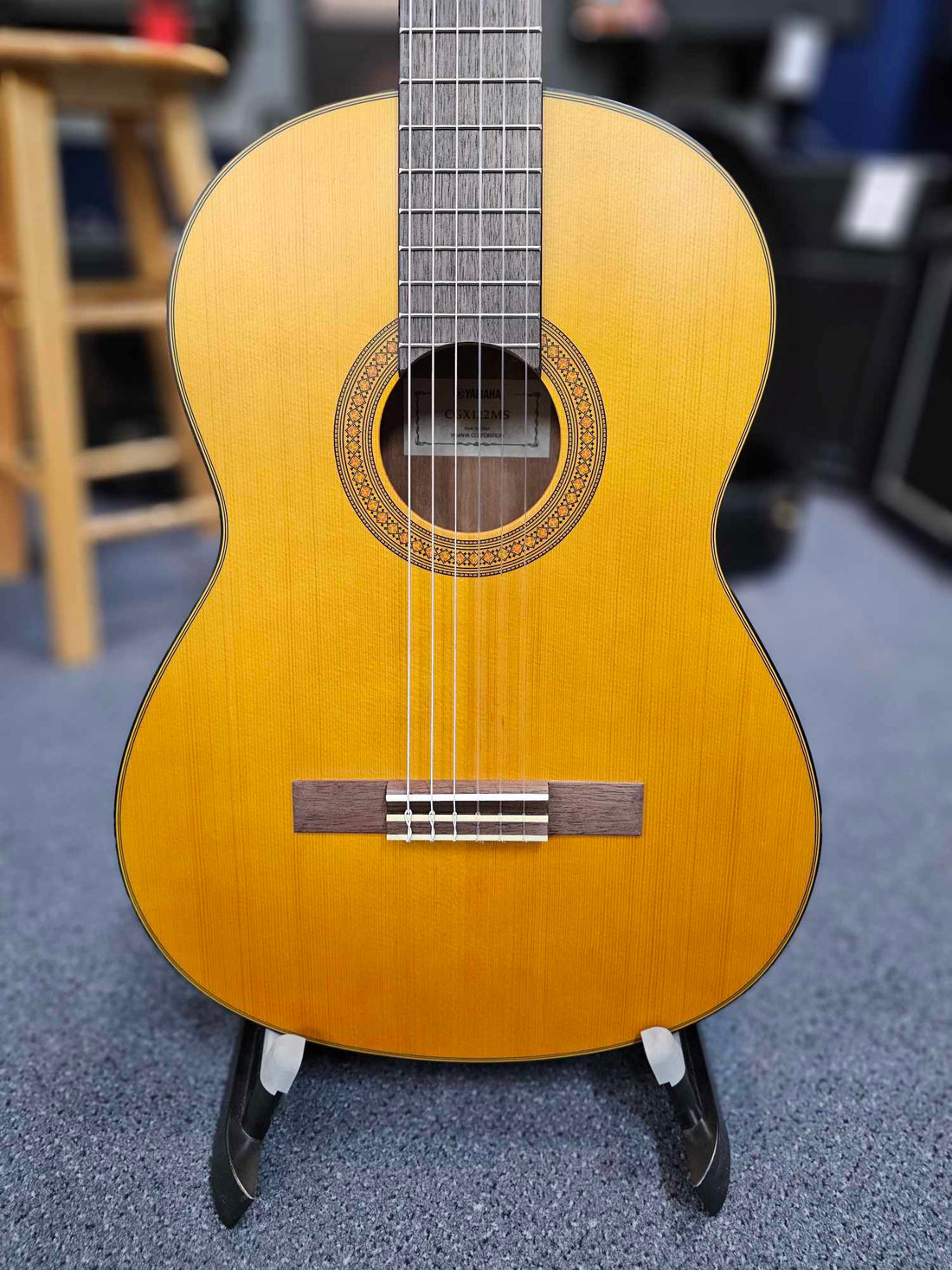Yamaha CGX122MSC Electric/Acoustic Classical Guitar Lander's Music Store