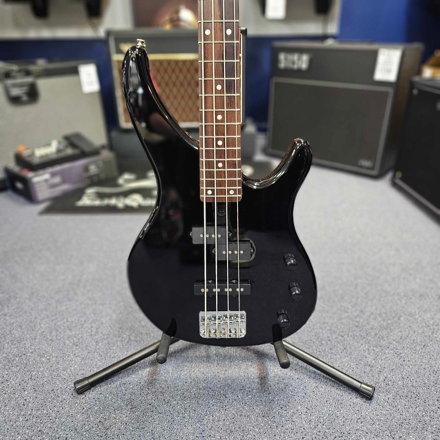 Yamaha TRBX174 Black Bass Guitar