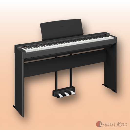 Yamaha P-225 Keyboard, Stand and Pedal Unit Bundle