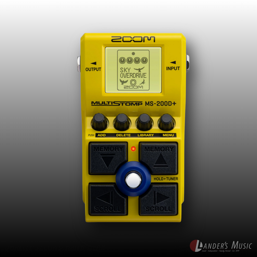 Zoom MS-200D+ MultiStompGuitar Pedal