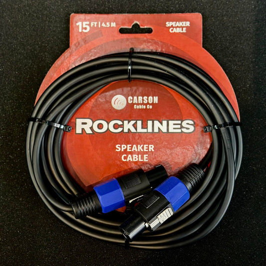 Carson Rocklines 15ft Speakon Speaker Cable