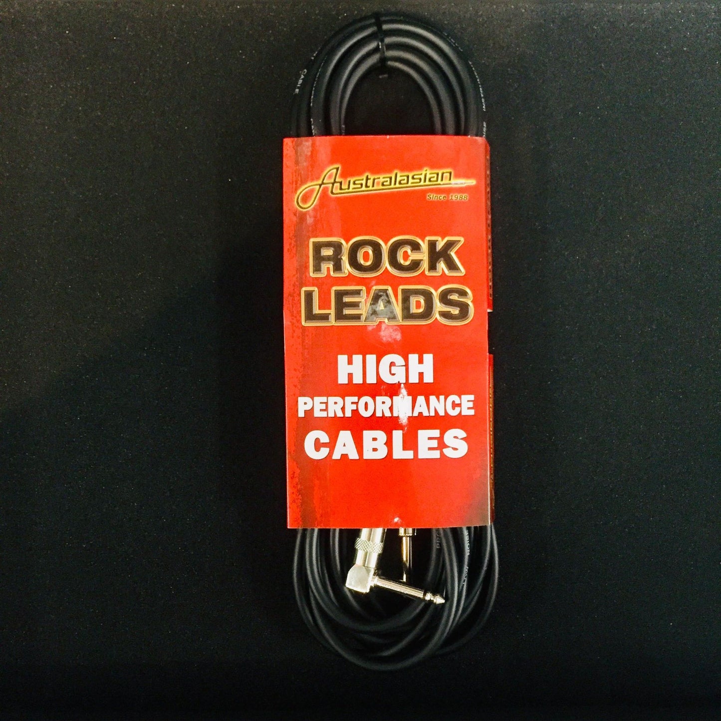 Rock Leads Right Angled Instrument Cable