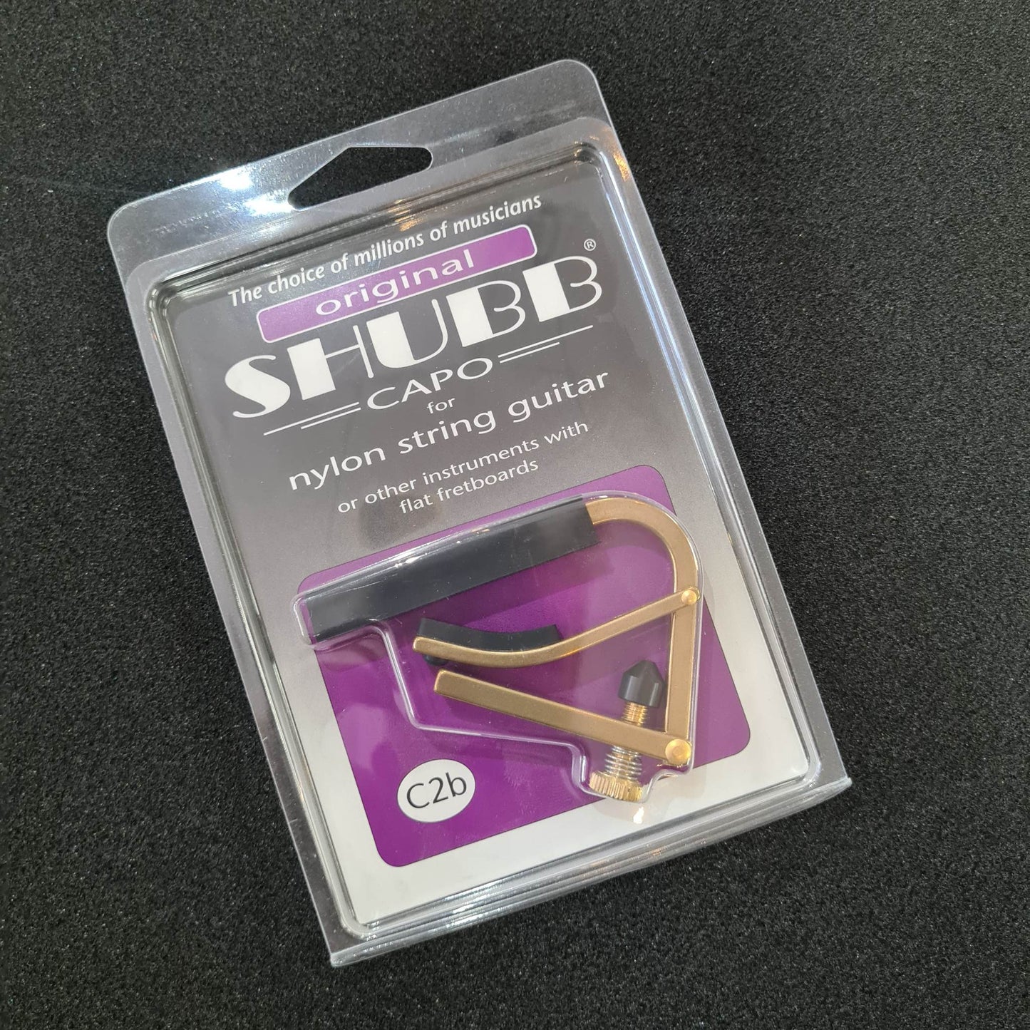 Shubb C2 Nylon String Brass Guitar Capo